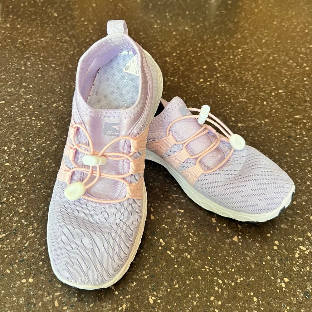 Aleader Xdrain Sneakers Water Shoes Womens Size 4 purple and pink quick drying